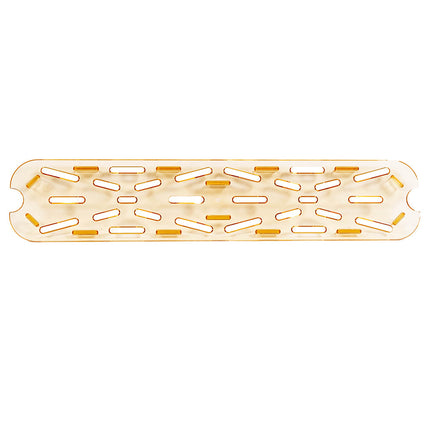 Cambro 20LPHPD150 Khay Thoát Nước H-Pan - Kích Thước Nửa Dài, Chống Dính, Màu Hổ Phách