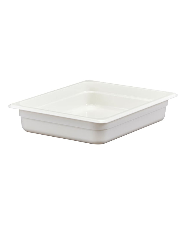 Khay Đựng Thực Phẩm Cambro 22CW148 Camwear Kích Thước 1/2 Sâu 6.4 cm Màu Trắng