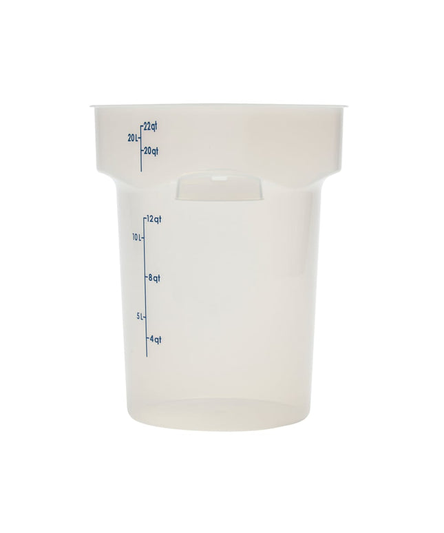 Cambro 22RFSPROPP190 Hộp Đựng Thực Phẩm Tròn CamRound® FreshPro 20.8 lít - Nhựa Polypropylene, Trong Mờ