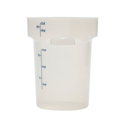 Cambro 22RFSPROPP190 Hộp Đựng Thực Phẩm Tròn CamRound® FreshPro 20.8 lít - Nhựa Polypropylene, Trong Mờ