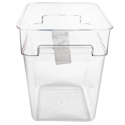 Hộp Đựng Thực Phẩm Vuông Cambro 22SFSCW135 Dung Tích 20.8 lít - CamSquare®, Polycarbonate, Trong Suốt