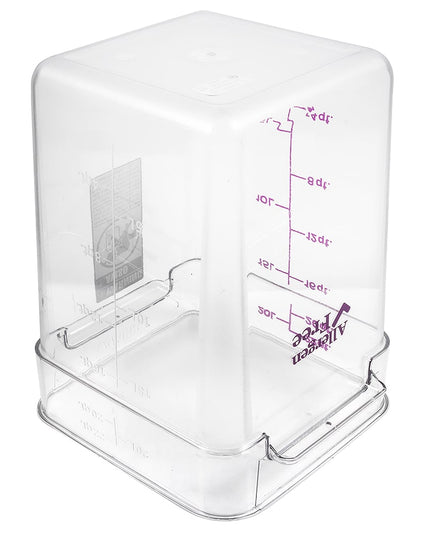 Cambro 22SFSCW441 Hộp Đựng Thực Phẩm Vuông 20.8 lít - CamSquare®, Không Gây Dị Ứng, Polycarbonate, Trong Suốt