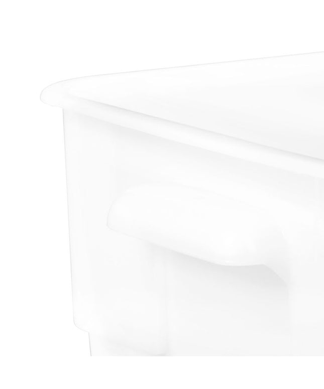 Hộp Đựng Thực Phẩm Vuông Cambro 22SFSP148 20.8 lít - CamSquare®, Polyethylene, Trắng Tự Nhiên