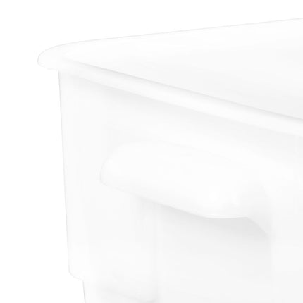 Hộp Đựng Thực Phẩm Vuông Cambro 22SFSP148 20.8 lít - CamSquare®, Polyethylene, Trắng Tự Nhiên