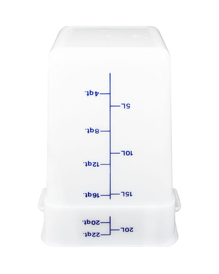 Hộp Đựng Thực Phẩm Vuông Cambro 22SFSP148 20.8 lít - CamSquare®, Polyethylene, Trắng Tự Nhiên