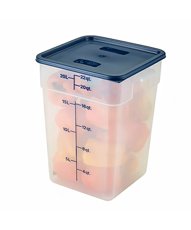 Hộp Đựng Thực Phẩm Vuông Cambro 22SFSPP190 20.8 lít - CamSquare®, Polypropylene, Trong Mờ