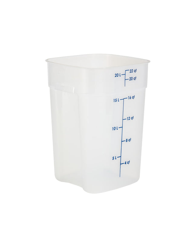 Hộp Đựng Thực Phẩm Vuông FreshPro Cambro 22SFSPROPP190 20.8 lít - CamSquare®, Polypropylene, Trong Mờ