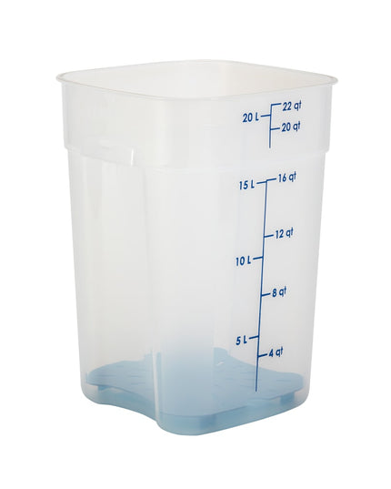 Hộp Đựng Thực Phẩm Vuông FreshPro Cambro 22SFSPROPP190 20.8 lít - CamSquare®, Polypropylene, Trong Mờ