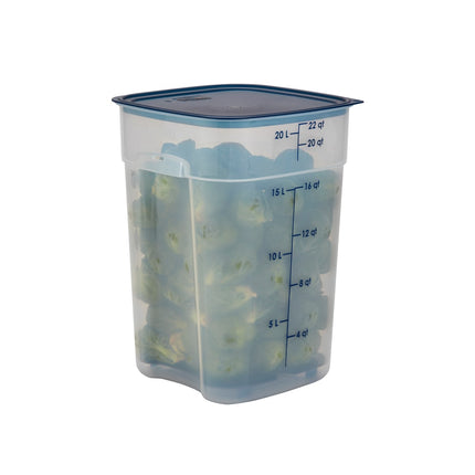 Hộp Đựng Thực Phẩm Vuông FreshPro Cambro 22SFSPROPP190 20.8 lít - CamSquare®, Polypropylene, Trong Mờ