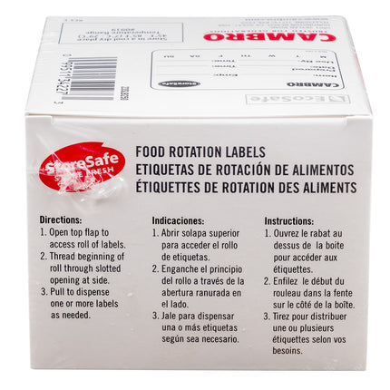 Nhãn Quay Vòng Thực Phẩm Cambro 23SLB250 StoreSafe® 5.1 x 7.6 cm Màu Trắng
