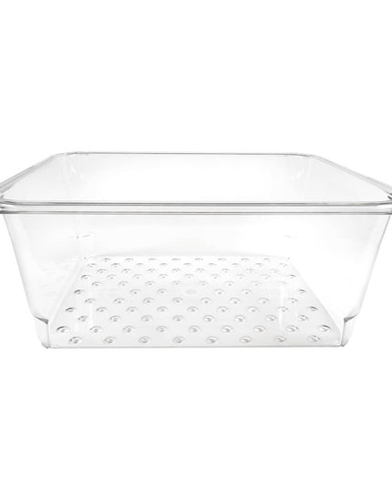 Cambro 25CLRCW135 Camwear Rổ Lọc - Cỡ Nửa, Sâu 12.7 cm, Trong Suốt