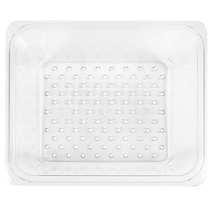 Cambro 25CLRCW135 Camwear Rổ Lọc - Cỡ Nửa, Sâu 12.7 cm, Trong Suốt