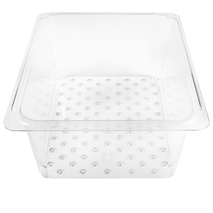 Cambro 25CLRCW135 Camwear Rổ Lọc - Cỡ Nửa, Sâu 12.7 cm, Trong Suốt