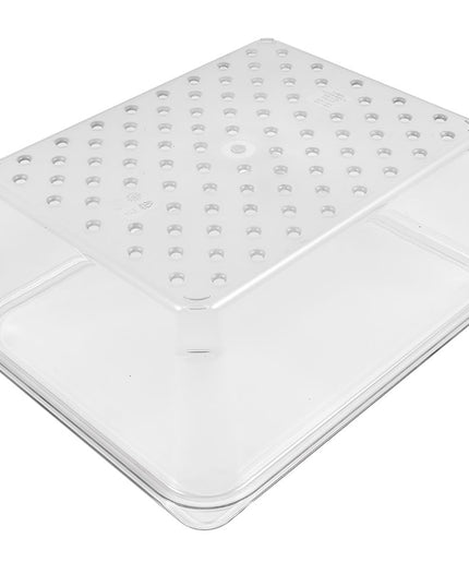 Cambro 25CLRCW135 Camwear Rổ Lọc - Cỡ Nửa, Sâu 12.7 cm, Trong Suốt
