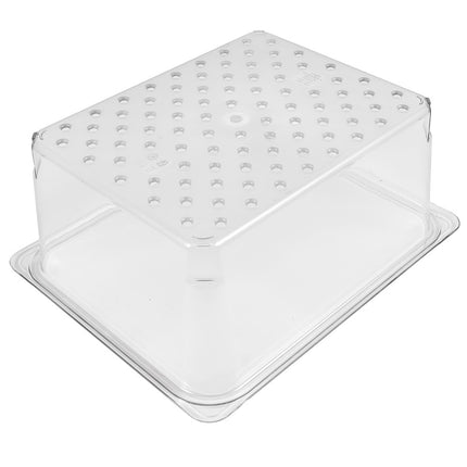 Cambro 25CLRCW135 Camwear Rổ Lọc - Cỡ Nửa, Sâu 12.7 cm, Trong Suốt