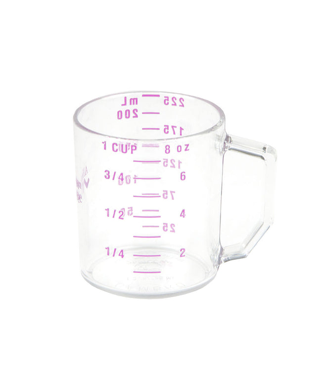Cốc Đong Khô Cambro 25MCCW441 240 ml Polycarbonate Không Gây Dị Ứng Trong Suốt