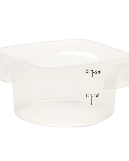 Cambro 2RFSPROPP190 Hộp Đựng Thực Phẩm Tròn CamRound® FreshPro 1.9 lít - Nhựa Polypropylene, Trong Mờ
