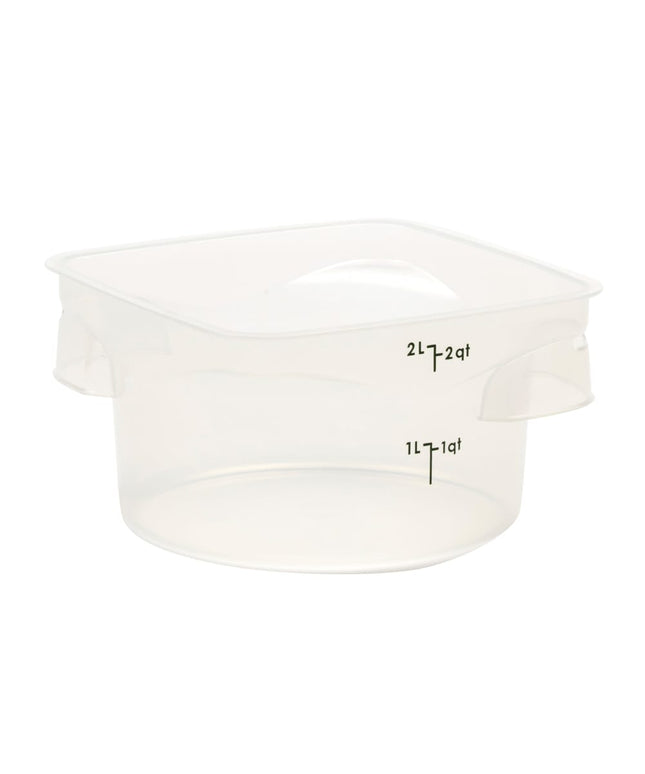 Cambro 2RFSPROPP190 Hộp Đựng Thực Phẩm Tròn CamRound® FreshPro 1.9 lít - Nhựa Polypropylene, Trong Mờ