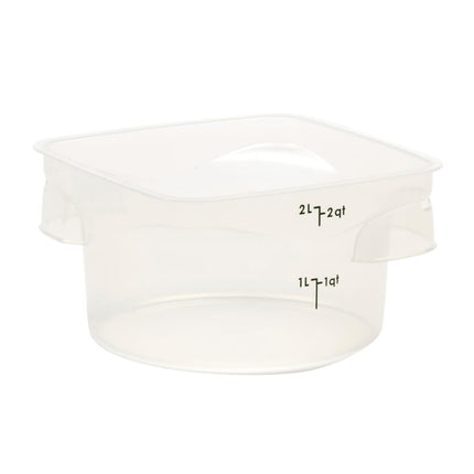 Cambro 2RFSPROPP190 Hộp Đựng Thực Phẩm Tròn CamRound® FreshPro 1.9 lít - Nhựa Polypropylene, Trong Mờ