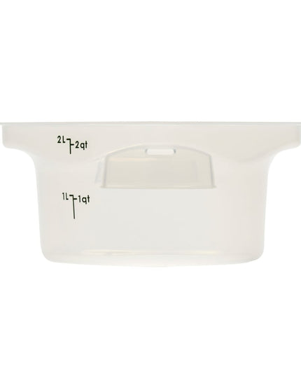 Cambro 2RFSPROPP190 Hộp Đựng Thực Phẩm Tròn CamRound® FreshPro 1.9 lít - Nhựa Polypropylene, Trong Mờ