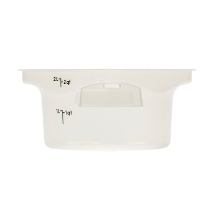 Cambro 2RFSPROPP190 Hộp Đựng Thực Phẩm Tròn CamRound® FreshPro 1.9 lít - Nhựa Polypropylene, Trong Mờ