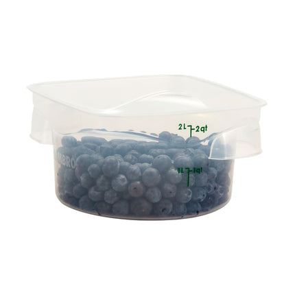 Cambro 2RFSPROPP190 Hộp Đựng Thực Phẩm Tròn CamRound® FreshPro 1.9 lít - Nhựa Polypropylene, Trong Mờ