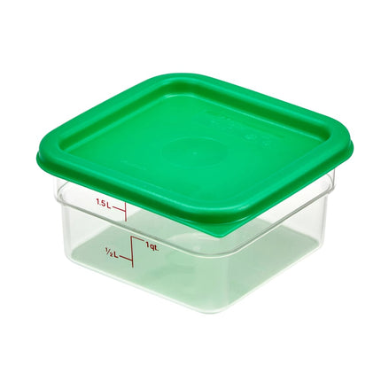 Hộp Đựng Thực Phẩm Vuông CamSquare® Cambro 2SFSCW135 1.9 lít - Polycarbonate, Trong Suốt