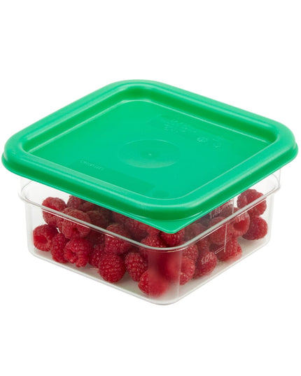 Hộp Đựng Thực Phẩm Vuông CamSquare® Cambro 2SFSCW135 1.9 lít - Polycarbonate, Trong Suốt