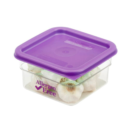 Hộp Đựng Thực Phẩm Vuông Cambro 2SFSCW441 1.9 lít - CamSquare®, Không Gây Dị Ứng, Polycarbonate, Trong Suốt
