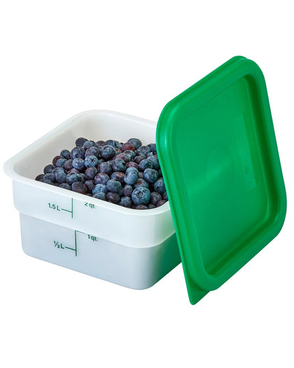 Hộp Đựng Thực Phẩm Vuông Cambro 2SFSP148 1.9 lít - CamSquare®, Trắng Tự Nhiên