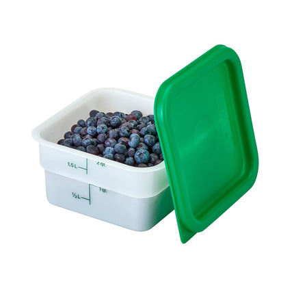 Hộp Đựng Thực Phẩm Vuông Cambro 2SFSP148 1.9 lít - CamSquare®, Trắng Tự Nhiên