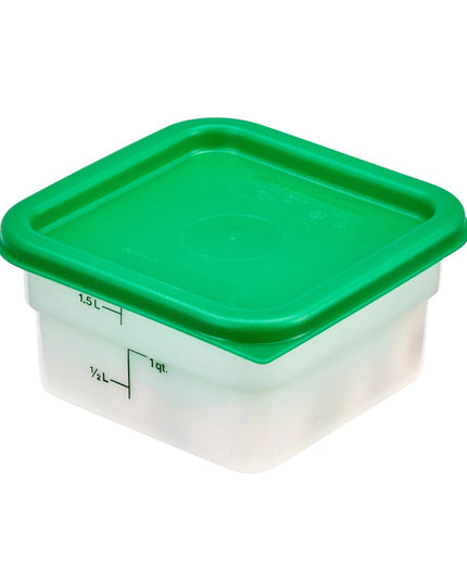 Hộp Đựng Thực Phẩm Vuông Cambro 2SFSP148 1.9 lít - CamSquare®, Trắng Tự Nhiên