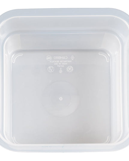 Hộp Đựng Thực Phẩm Vuông Cambro 2SFSPP190 1.9 lít - CamSquare®, Trong Mờ