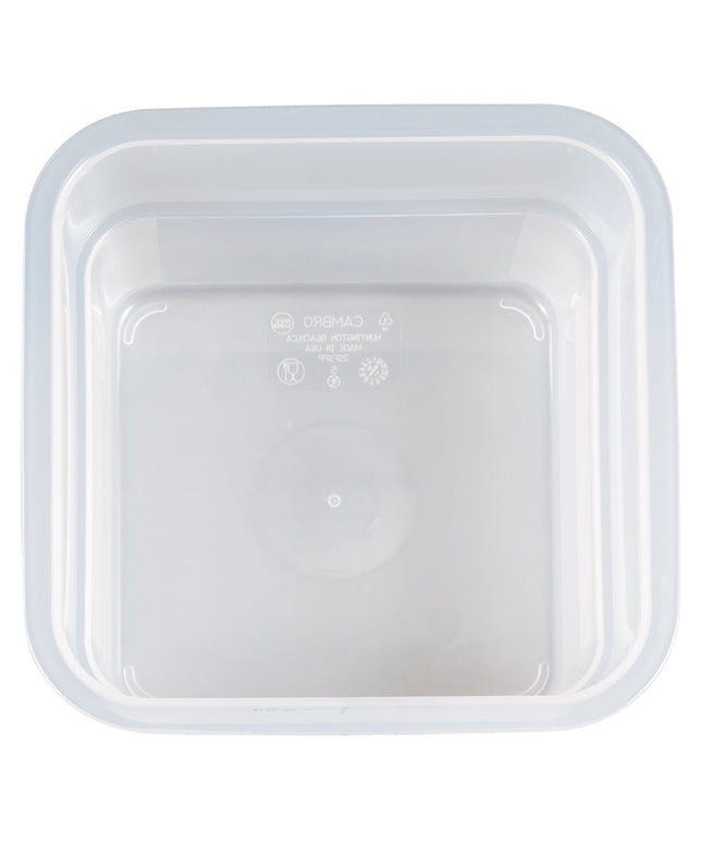Hộp Đựng Thực Phẩm Vuông Cambro 2SFSPP190 1.9 lít - CamSquare®, Trong Mờ