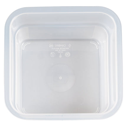 Hộp Đựng Thực Phẩm Vuông Cambro 2SFSPP190 1.9 lít - CamSquare®, Trong Mờ