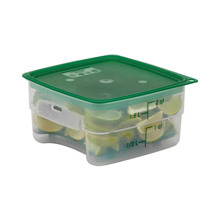 Hộp Đựng Thực Phẩm Vuông FreshPro Cambro 2SFSPROPP190 1.9 lít - CamSquare®, Polypropylene, Trong Mờ