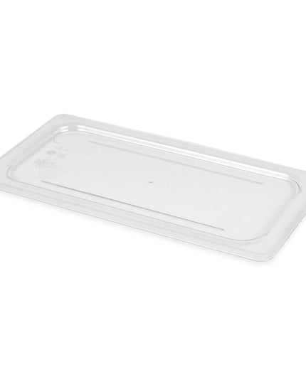 Cambro 30CWC135 Camwear Nắp Khay Đựng Thức Ăn - Kích Thước 1/3, Phẳng, Trong Suốt