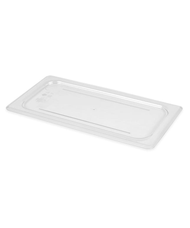 Cambro 30CWC135 Camwear Nắp Khay Đựng Thức Ăn - Kích Thước 1/3, Phẳng, Trong Suốt
