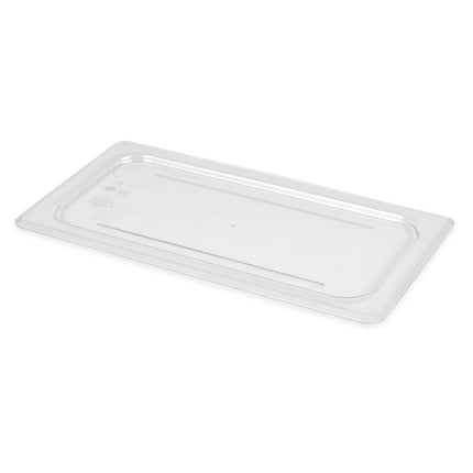 Cambro 30CWC135 Camwear Nắp Khay Đựng Thức Ăn - Kích Thước 1/3, Phẳng, Trong Suốt