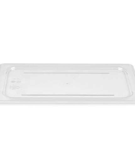 Cambro 30CWC135 Camwear Nắp Khay Đựng Thức Ăn - Kích Thước 1/3, Phẳng, Trong Suốt
