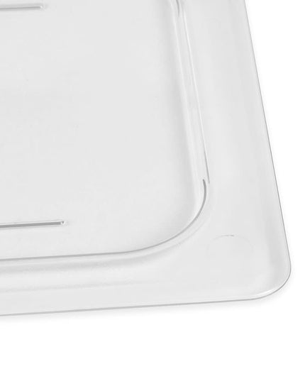 Cambro 30CWC135 Camwear Nắp Khay Đựng Thức Ăn - Kích Thước 1/3, Phẳng, Trong Suốt