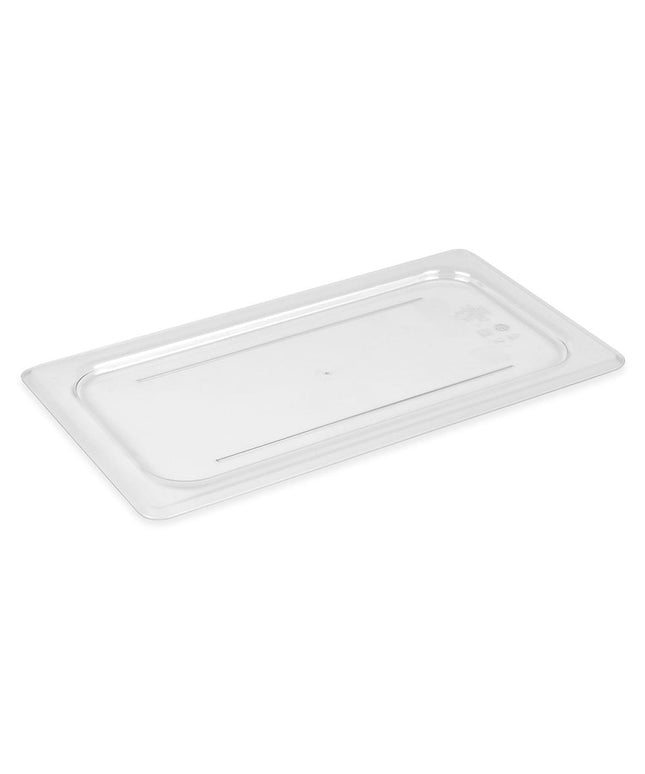 Cambro 30CWC135 Camwear Nắp Khay Đựng Thức Ăn - Kích Thước 1/3, Phẳng, Trong Suốt