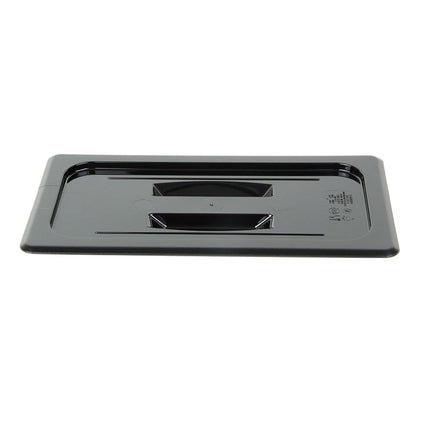 Nắp Khay Thực Phẩm Camwear Cambro 30CWCH110 - Cỡ 1/3, Phẳng Tay Cầm, Màu Đen