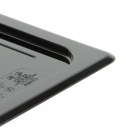 Nắp Khay Thực Phẩm Camwear Cambro 30CWCH110 - Cỡ 1/3, Phẳng Tay Cầm, Màu Đen