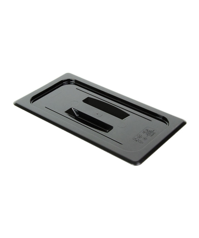 Nắp Khay Thực Phẩm Camwear Cambro 30CWCH110 - Cỡ 1/3, Phẳng Tay Cầm, Màu Đen