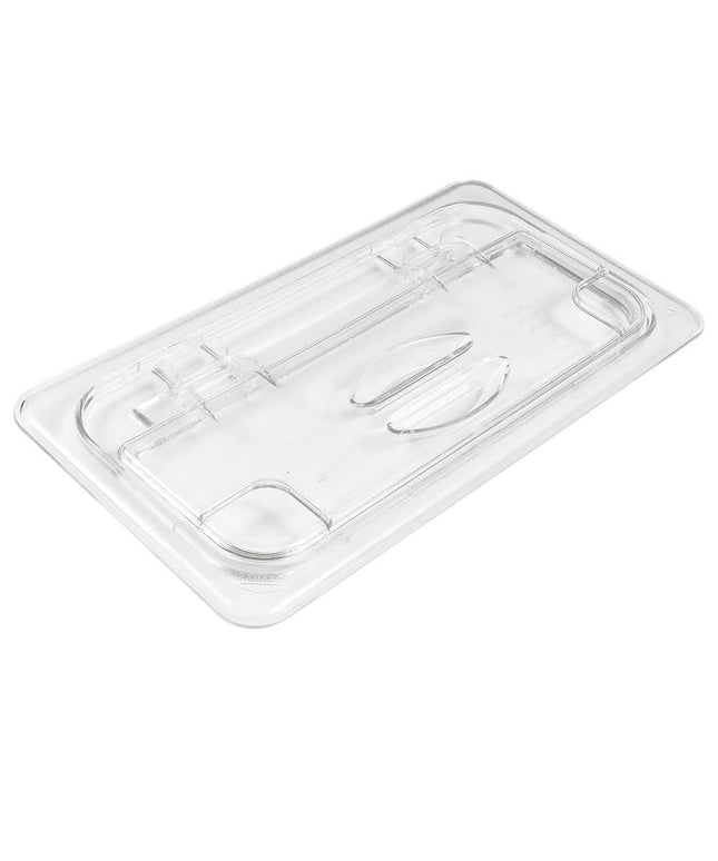 Cambro 30CWL135 FlipLid Nắp Khay Thực Phẩm - Kích Thước 1/3, Bản Lề, Trong Suốt