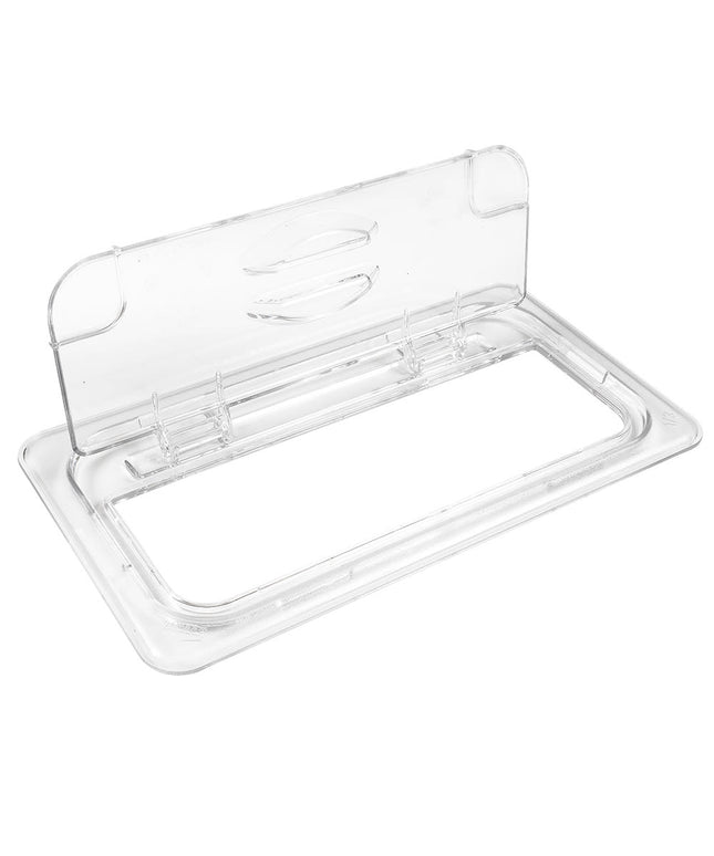 Cambro 30CWL135 FlipLid Nắp Khay Thực Phẩm - Kích Thước 1/3, Bản Lề, Trong Suốt