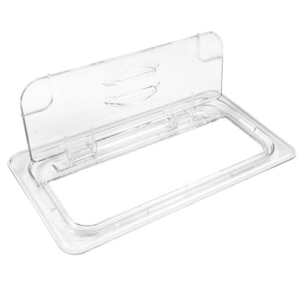 Cambro 30CWL135 FlipLid Nắp Khay Thực Phẩm - Kích Thước 1/3, Bản Lề, Trong Suốt