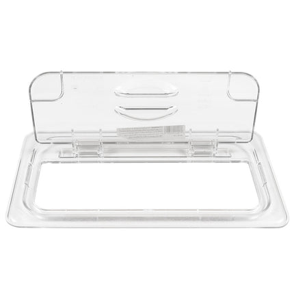 Cambro 30CWL135 FlipLid Nắp Khay Thực Phẩm - Kích Thước 1/3, Bản Lề, Trong Suốt