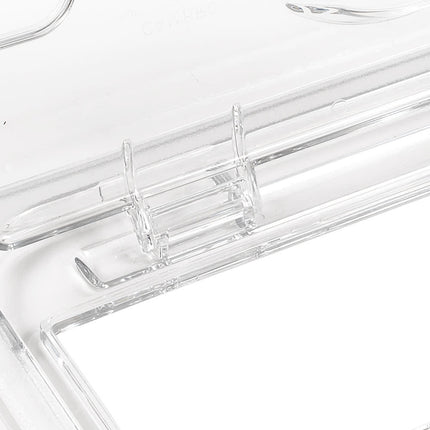 Cambro 30CWL135 FlipLid Nắp Khay Thực Phẩm - Kích Thước 1/3, Bản Lề, Trong Suốt
